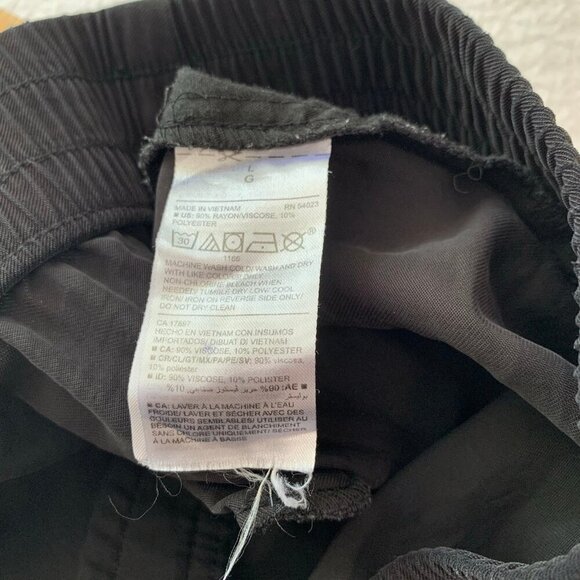 Old Navy black high rise pull on elastic waist joggers pants casual bottoms - Picture 8 of 11